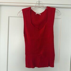 Red Anthropology Tank